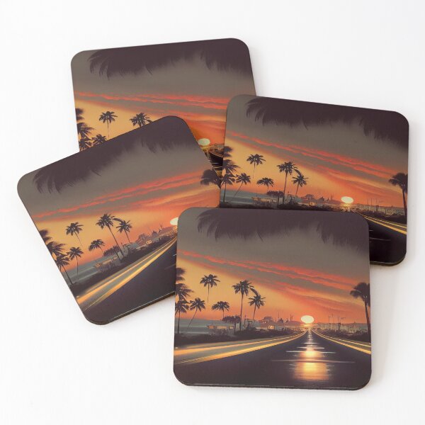 Item preview, In To The Sunset On The Road To Fantasy Island / Abstract And Surreal Unwind Art designed and sold by Unwind-Art-Work.
