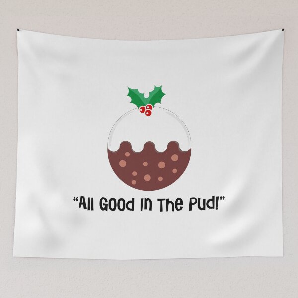 Item preview, "All Good In The Pud!" Funny Christmas Pudding designed and sold by urbanbuzzz.