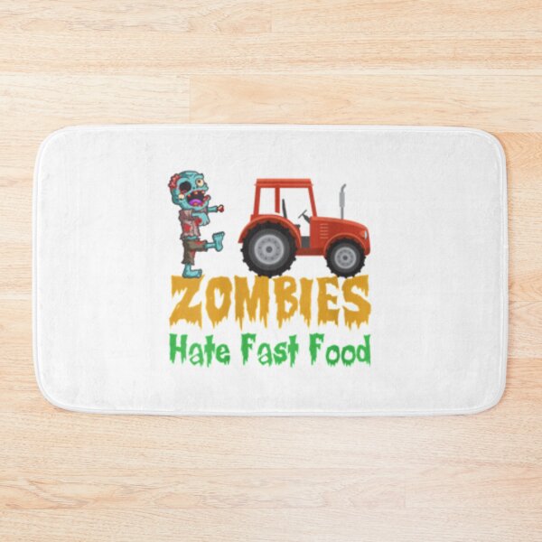 Item preview, Womens Zombies Hate Fast Food Funny Halloween Farmers VNeck      designed and sold by AndrewMonious.