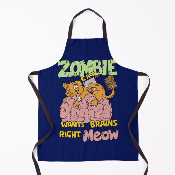 Item preview, Zombie Cat wants Brains Meow designed and sold by AndrewMonious.