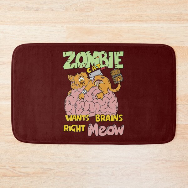 Item preview, Zombie Cat wants Brains Meow    designed and sold by AndrewMonious.
