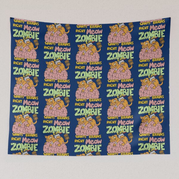 Item preview, Zombie Cat wants Brains Meow    designed and sold by AndrewMonious.