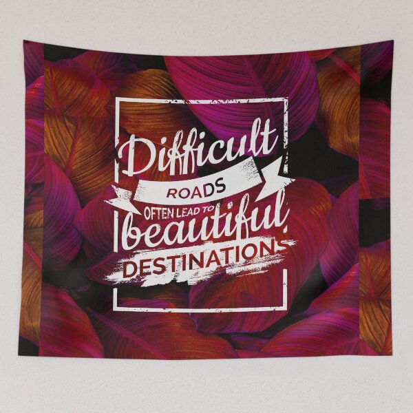 Item preview, Difficult Roads lead to beautiful destinations . designed and sold by EF.