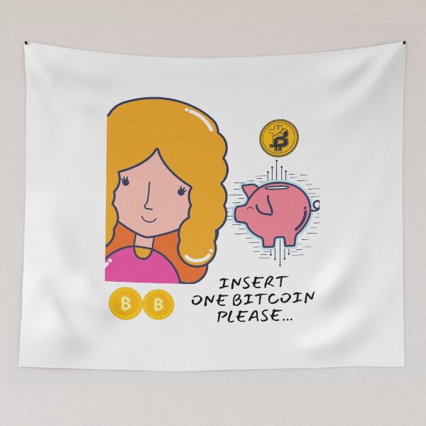 Item preview, Insert One Bitcoin Please designed and sold by Quirky Dez.