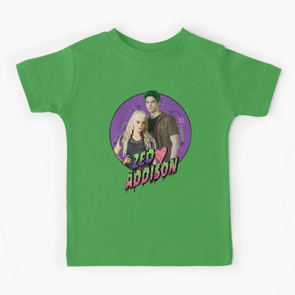 Zombies 2 Zed and Addison Love  Kids T-Shirt for Sale by