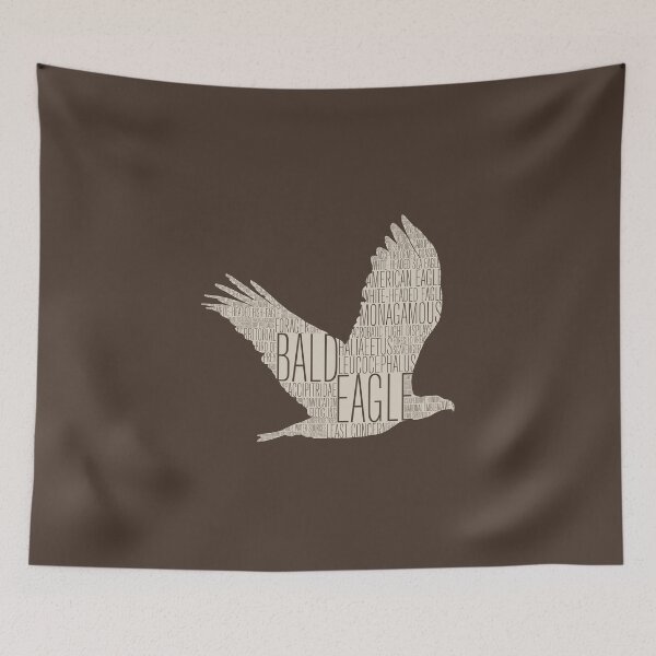 Item preview, Word Cloud Wildlife: Leucocephalus (Bald Eagle) designed and sold by NoelleMBrooks.