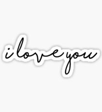 I Love You Sticker