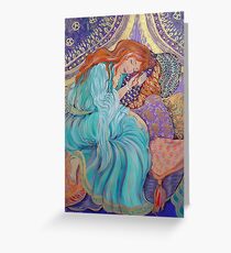 Flame Headed Sleeper Greeting Card