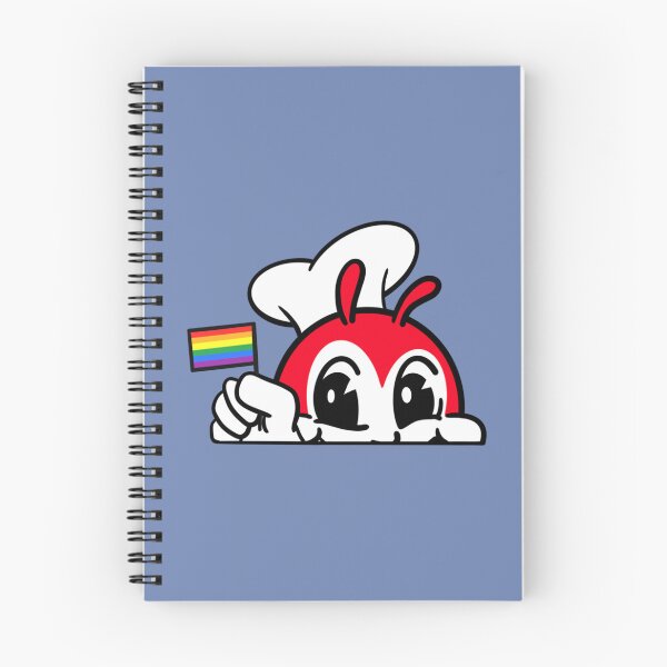 Item preview, JOLLIBEE PEEKING GAY PRIDE FLAG FILIPINO BACK PRINT   designed and sold by Shirtcasms.