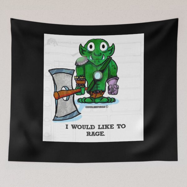 Item preview, Dungeons and Dragons Barbarian Rage Design designed and sold by CASONBRANTLEY.