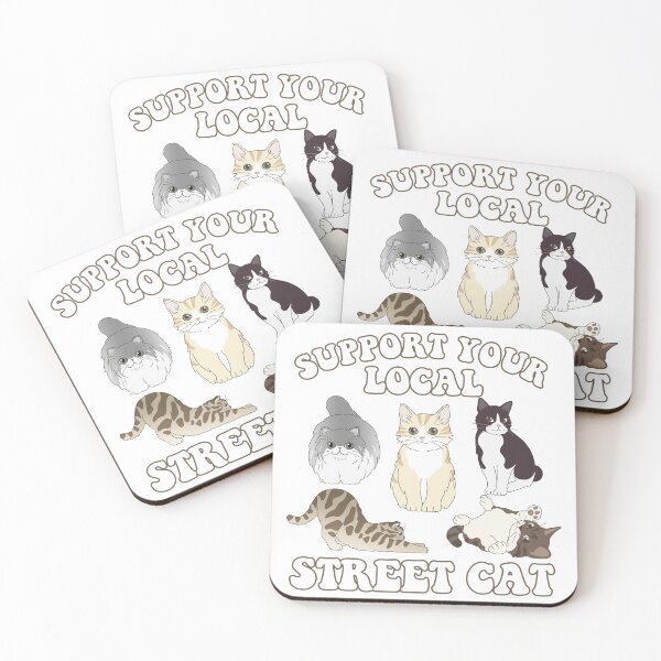 Item preview, Support Your Local Street Cat designed and sold by Bowolakik.