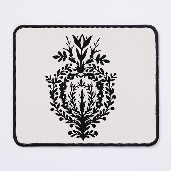 Item preview, Fairytale Germany birds flowers heart paper cut silhouette black designed and sold by G-M-Designs.