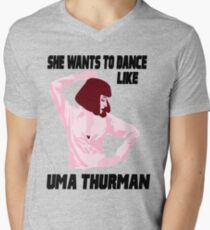 Dance Like Uma Thurman Men's V-Neck T-Shirt