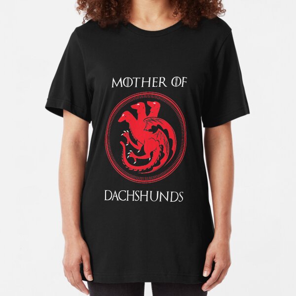 Mother of Dachshund Slim Fit T-Shirt