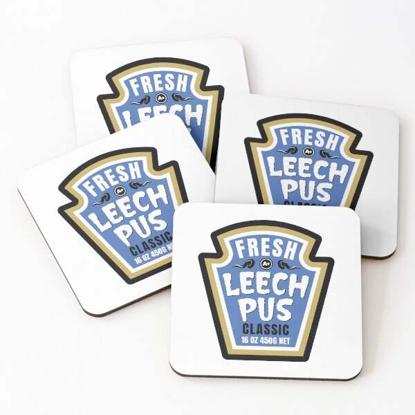 Item preview, Fresh Leech Pus Funny Gross Halloween Food Label Costume designed and sold by GravitiTees.