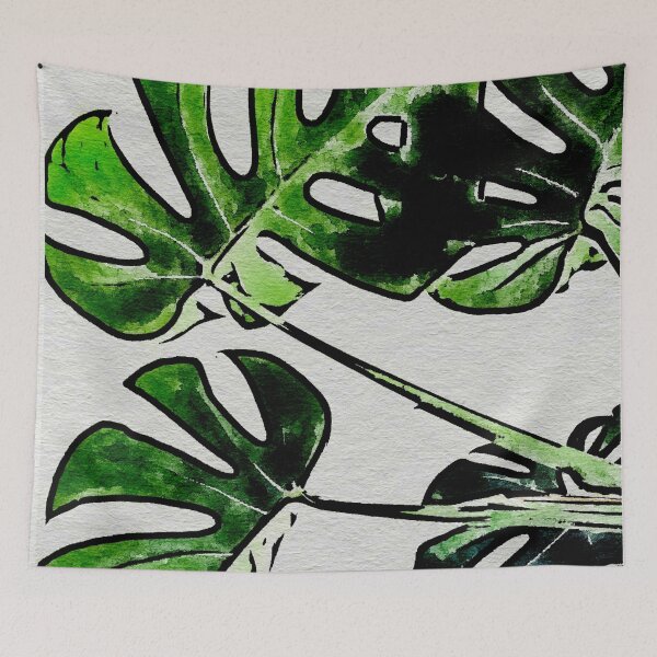 Item preview, Jungle cheese plant leaf designed and sold by AlanBourne.