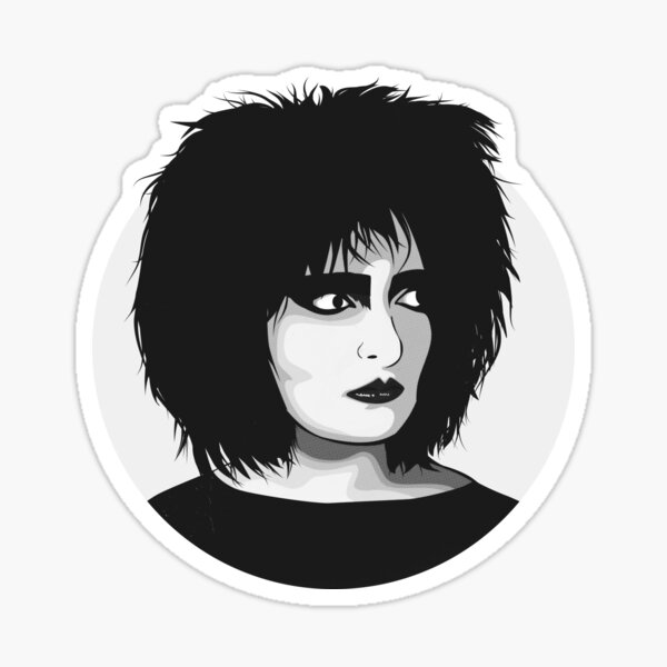 Women of Punk - Siouxsie Sioux (B&W) Sticker