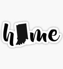 Indiana State Home Sticker