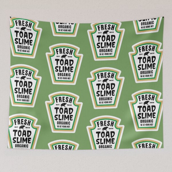 Item preview, Fresh Organic Toad Slime Gross Halloween Food Label Costume designed and sold by GravitiTees.