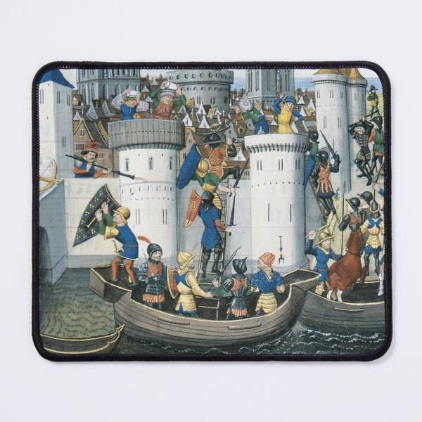 Item preview, Conquest of the Orthodox city of Constantinople by the Crusaders in 1204 (BNF Arsenal MS 5090, 15th century) designed and sold by wipeup.