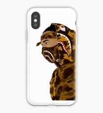 Draped In Bape (White) iPhone Case