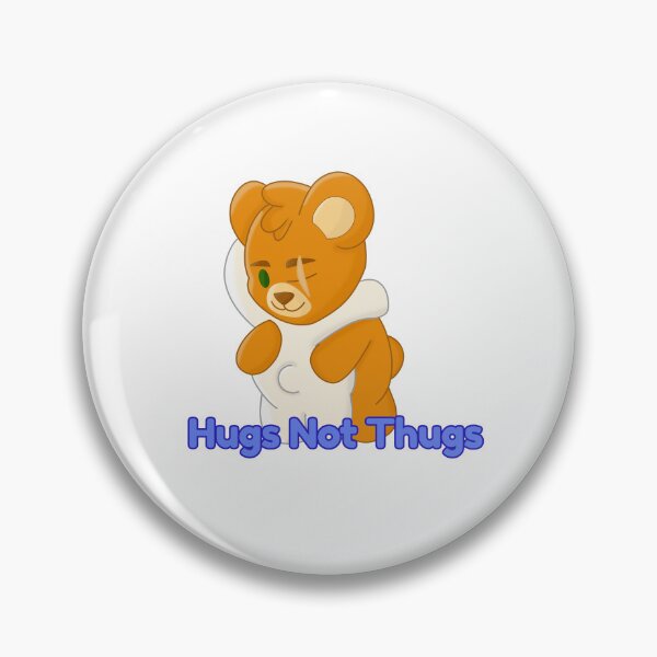 Item preview, Hugs Not Thugs - Hug And Bear Gift Ideas designed and sold by RioArtwork.