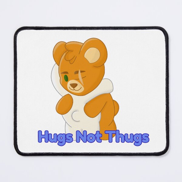 Item preview, Hugs Not Thugs - Hug And Bear Gift Ideas designed and sold by RioArtwork.