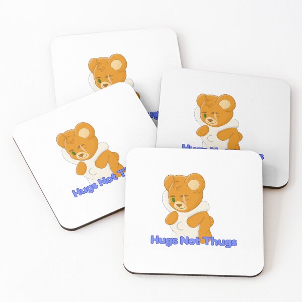 Item preview, Hugs Not Thugs - Hug And Bear Gift Ideas designed and sold by RioArtwork.