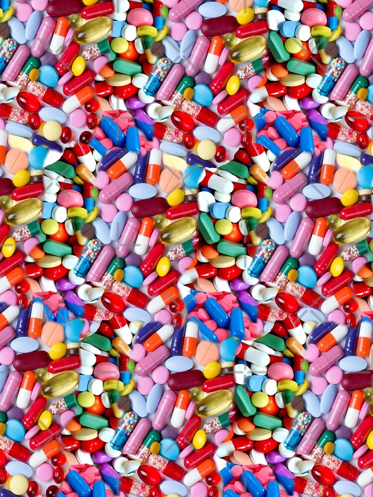 Thumbnail 4 of 4, A-Line Dress, Little Pills designed and sold by ogfx.