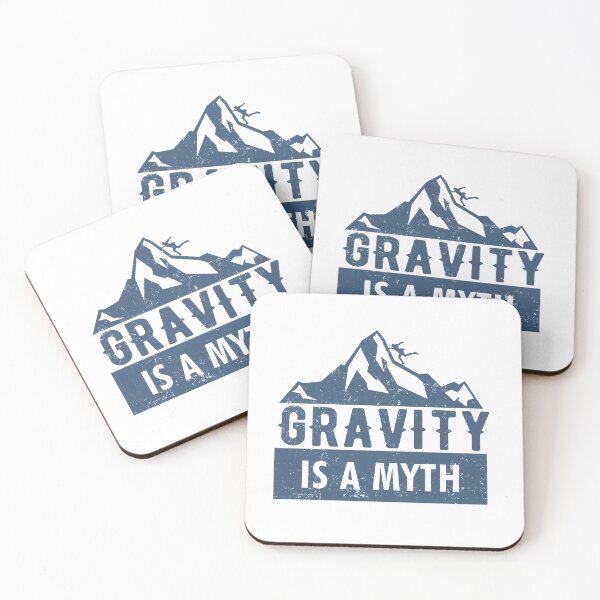 Item preview, Gravity Is A Myth Mountain Rock Climbing Climber Bouldering designed and sold by TlbCouture.