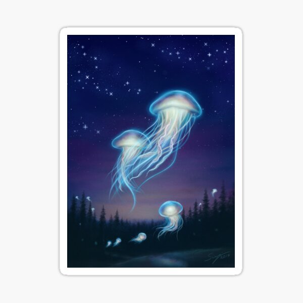 Jellyfish Sticker