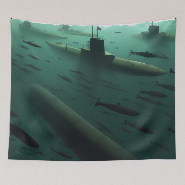 Item preview, Fleet of Submarines designed and sold by Parag's Travel Shop.