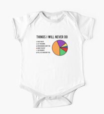 Things I will never do One Piece - Short Sleeve