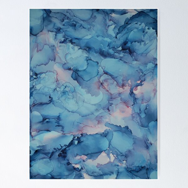 Item preview, Crashing - Alcohol Ink Painting designed and sold by Elizabeth  Karlson.