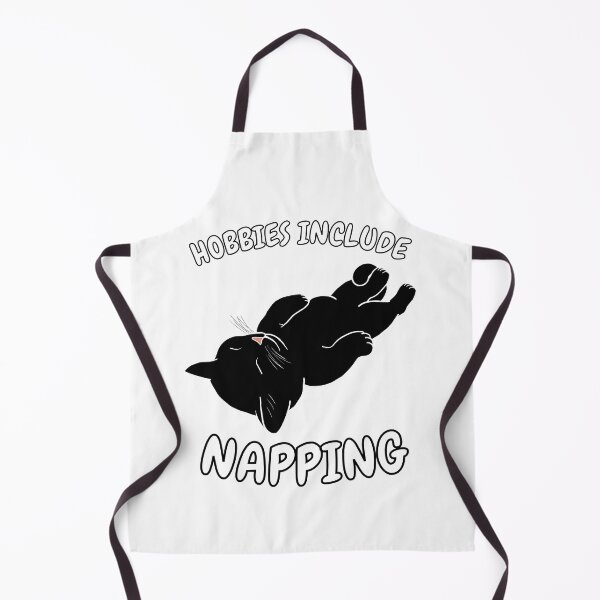 Item preview, Hobbies Include Napping | Sleeping Black Cat designed and sold by RuggedRoo.