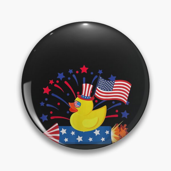 Item preview, 4th Of July Patriotic Firecracker Rubber Duck designed and sold by diepvien84usa.