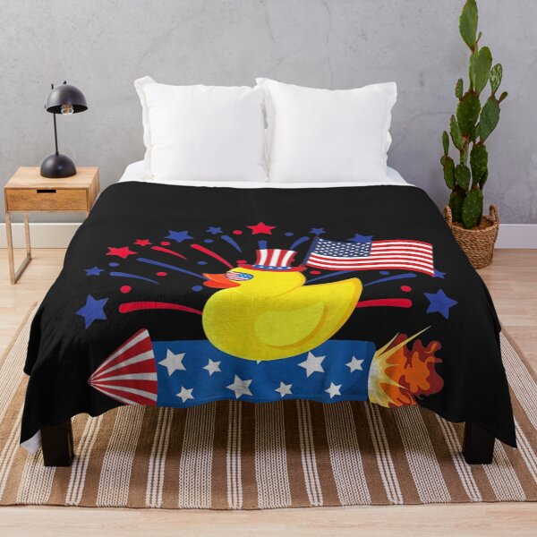 Item preview, 4th Of July Patriotic Firecracker Rubber Duck designed and sold by diepvien84usa.