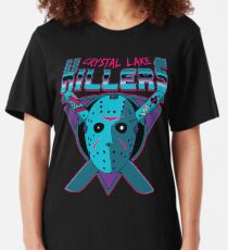 Crystal Lake Killers (NES Variant) Slim Fit T-Shirt