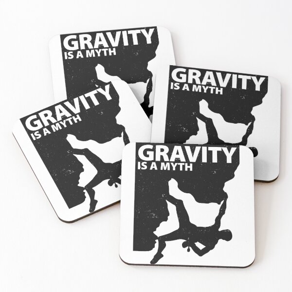 Item preview, Gravity Is A Myth Mountain Rock Climbing Climber Bouldering 02 designed and sold by TlbCouture.