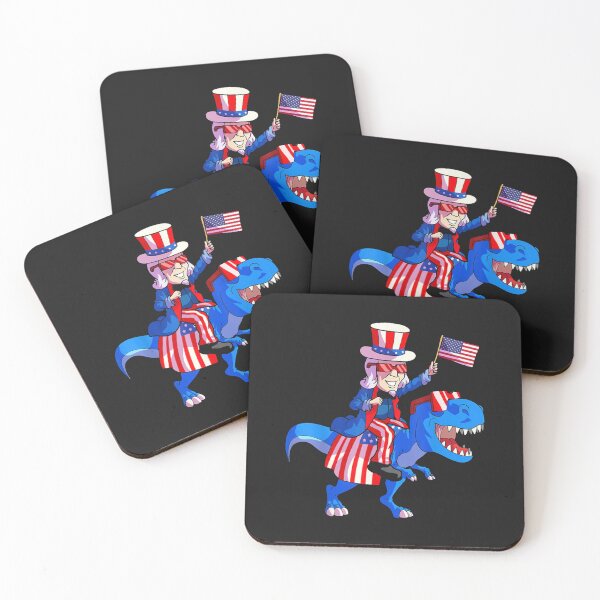 Item preview, 4th of July Uncle Sam Dinosaur designed and sold by hilaryuofhi.