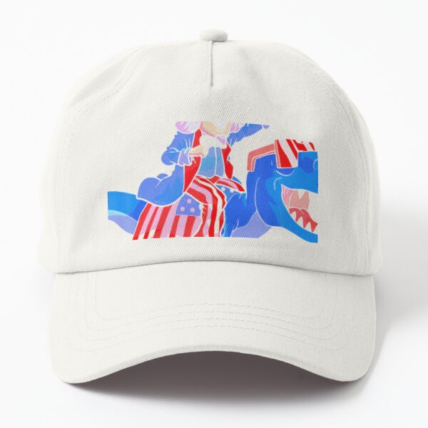 Happy Memorial Day 4Th Of July Dinosaur American Flag Hat Men's