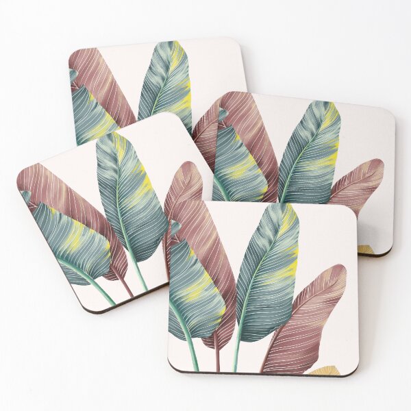 Item preview, Banana leaves wall art designed and sold by CativeWalls.