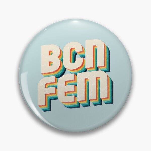 Item preview, Barcelona Femeni - Retro Vintage Text (WOSO/FutFem) designed and sold by Numero14.