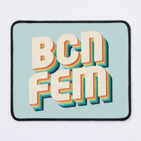 Item preview, Barcelona Femeni - Retro Vintage Text (WOSO/FutFem) designed and sold by Numero14.