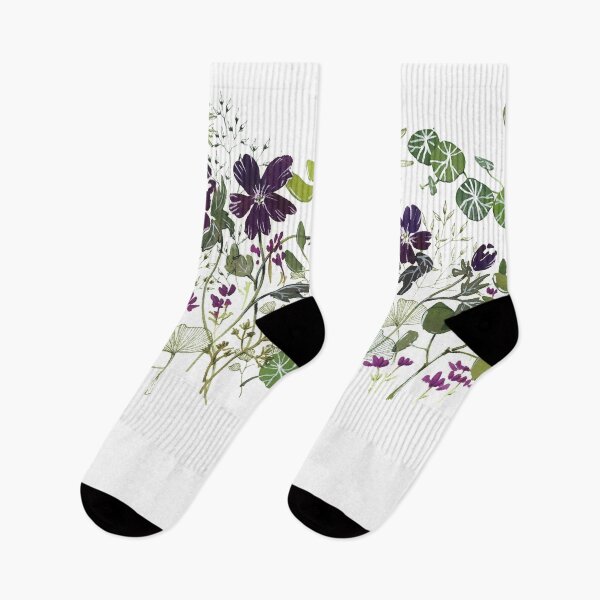 Item preview, purple nasturtiums designed and sold by ObjetsdArtsMFD.