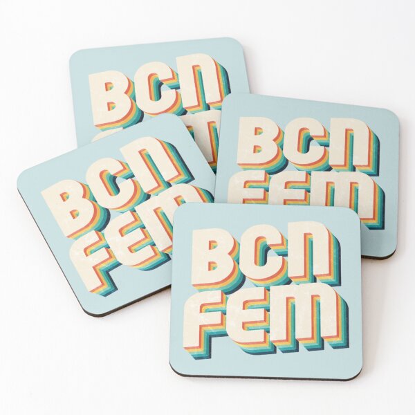 Item preview, Barcelona Femeni - Retro Vintage Text (WOSO/FutFem) designed and sold by Numero14.