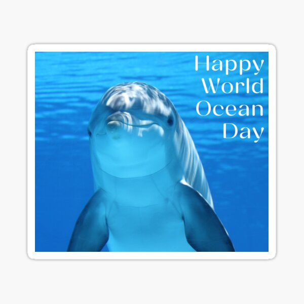 Item preview, Happy world ocean day designed and sold by AmberNWhitlock.