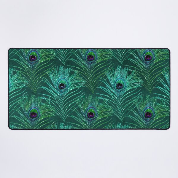 Item preview, Peacock Glitter Feather Pattern 02 designed and sold by AlokeDesigns.