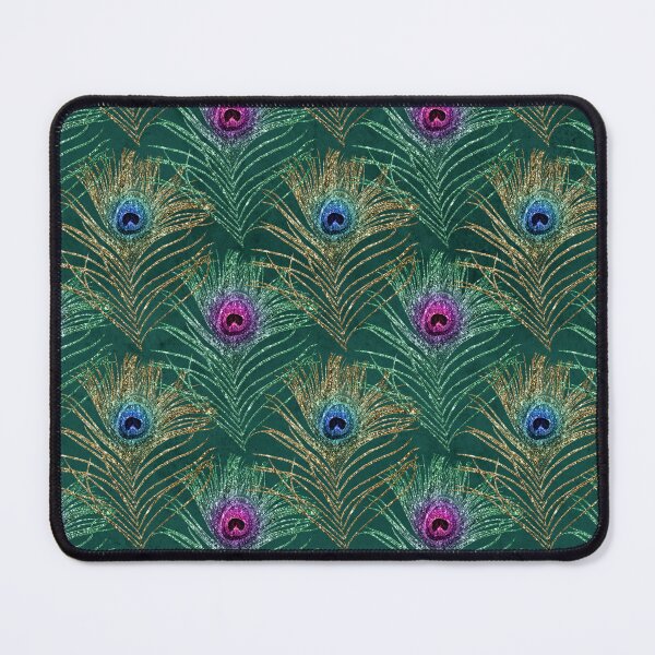 Item preview, Peacock Glitter Feather Pattern 03 designed and sold by AlokeDesigns.