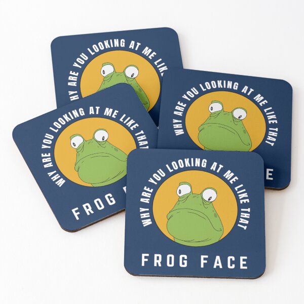 Item preview, Why are you looking at me Frog Face Funny Sarcastic Frog most offensive       designed and sold by uhyrekvienv.